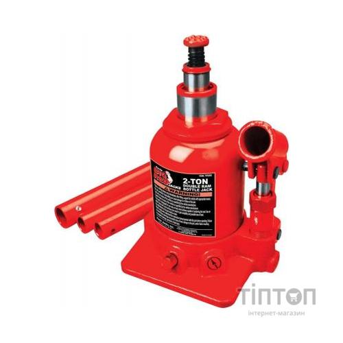 Домкрат Torin гідравлічний двуштоковий 2т 150-370 мм низькопрофільний (TF0202)