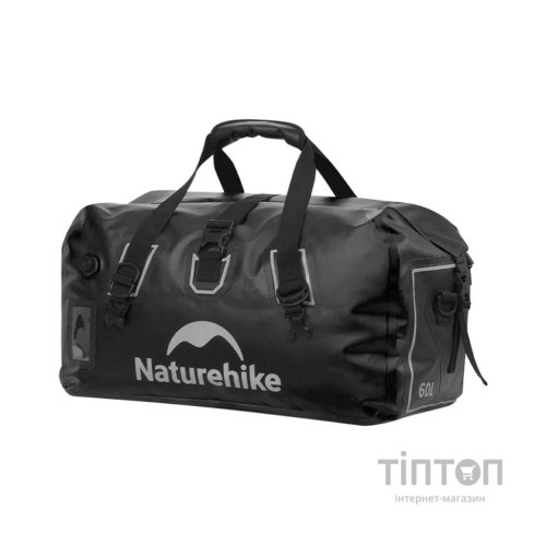 Дорожня сумка Naturehike Водонепроникна CNK2450XB015, 60 л, чорна (6975641883760)