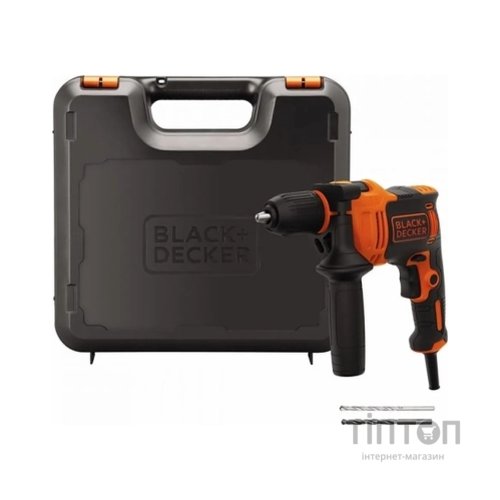 Дриль Black&Decker 550 Вт, кейс (BEH550K)