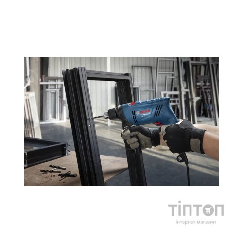 Дриль Bosch GSB 600, 600Вт, 1-10 мм, 3000 об/хв, 48000 уд/хв (0.601.1A0.320)