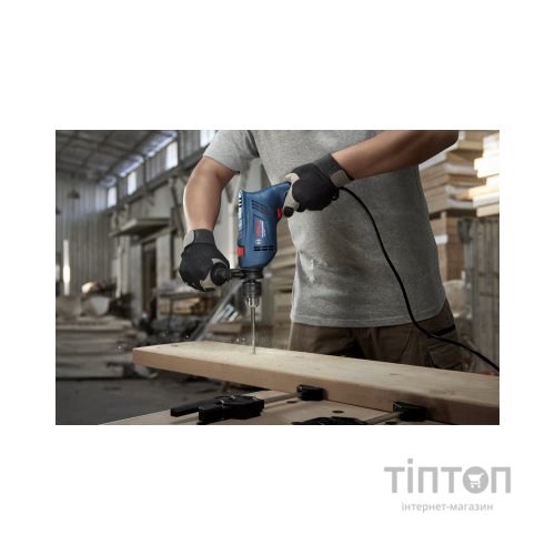 Дриль Bosch GSB 600, 600Вт, 1-10 мм, 3000 об/хв, 48000 уд/хв (0.601.1A0.320)