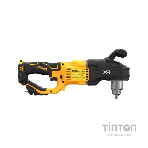Дриль DeWALT безщітковий 18В XR Li-Ion, 233 Нм, 0-1250 об/хв (без АКБ та ЗП) (DCD444N)