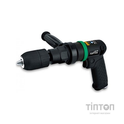 Дриль Toptul пневматична реверсивна 1/2" (500об/хв; самозатискний патрон) (KAQA1650)