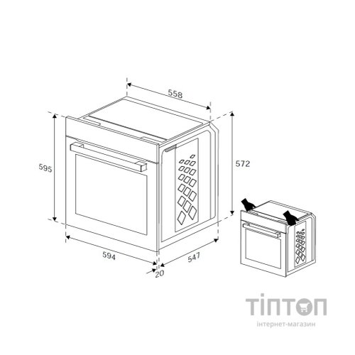 Духова шафа Beko BBIE123002XD