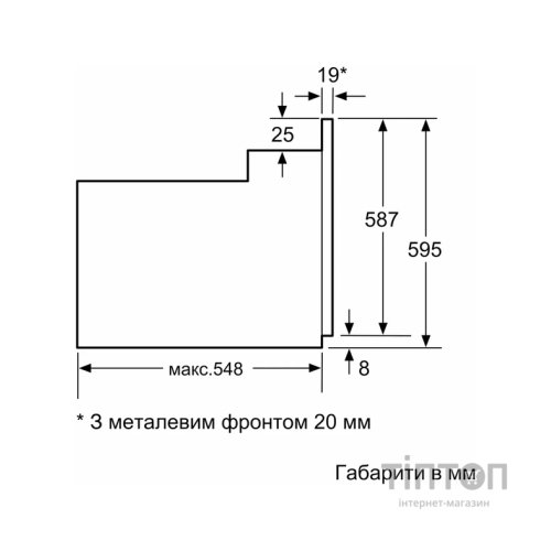 Духова шафа Bosch HBF011BA1T