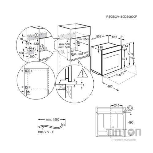 Духова шафа Electrolux EOD3C70TK