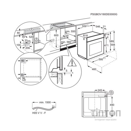 Духова шафа Electrolux EOD3C70TK