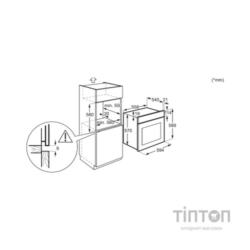 Духова шафа Electrolux EOD5H70BX