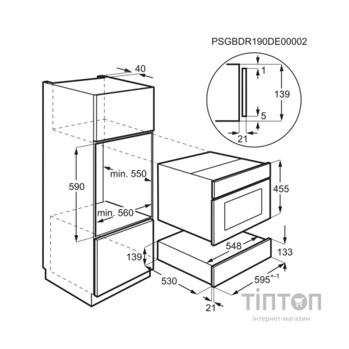 Духова шафа Electrolux KBD4X