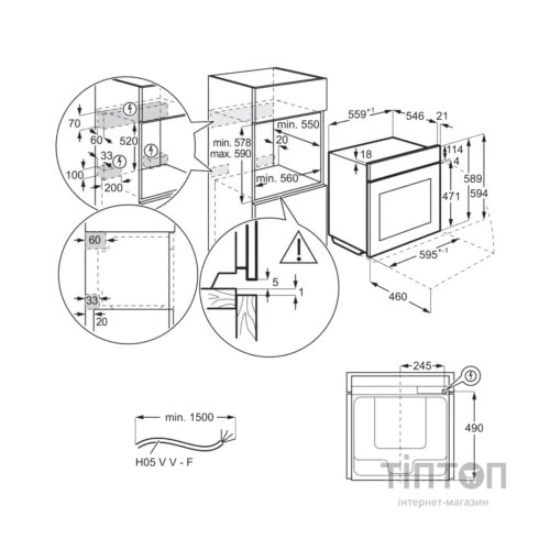 Духова шафа Electrolux KOEAP31WT