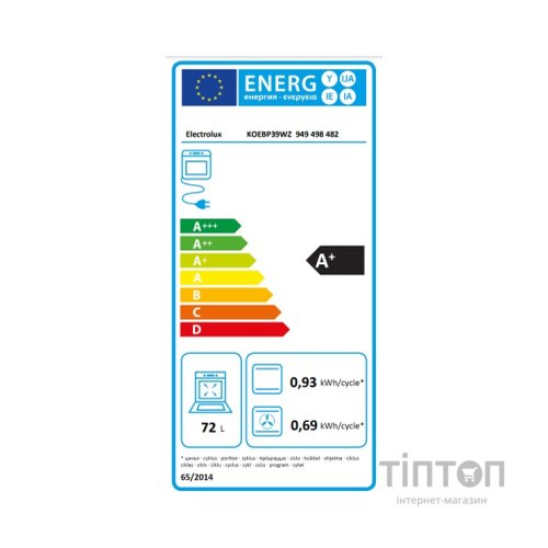 Духова шафа Electrolux KOEBP39WZ