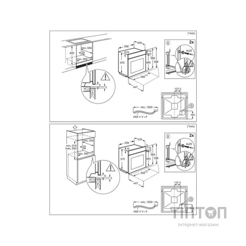 Духова шафа Electrolux LOF4P06BK