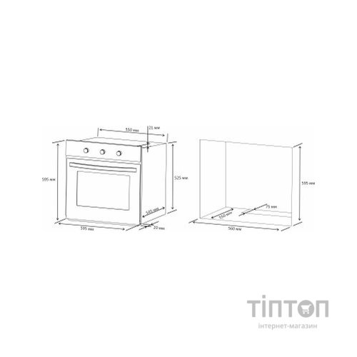 Духова шафа Eleyus VICTORIA 6006 WH