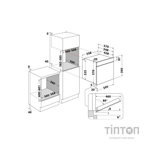 Духова шафа Indesit IFW6530BL