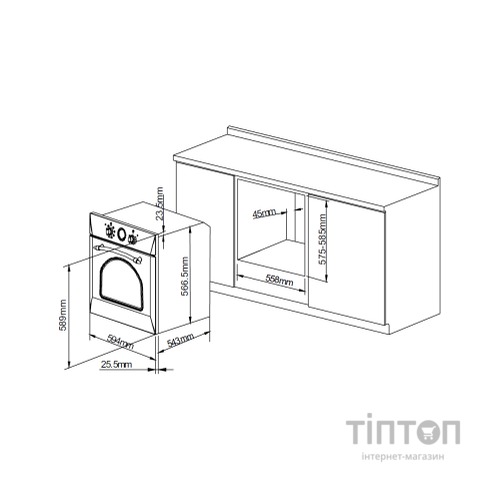 Духова шафа Pyramida F 89 MA IV RUSTICO