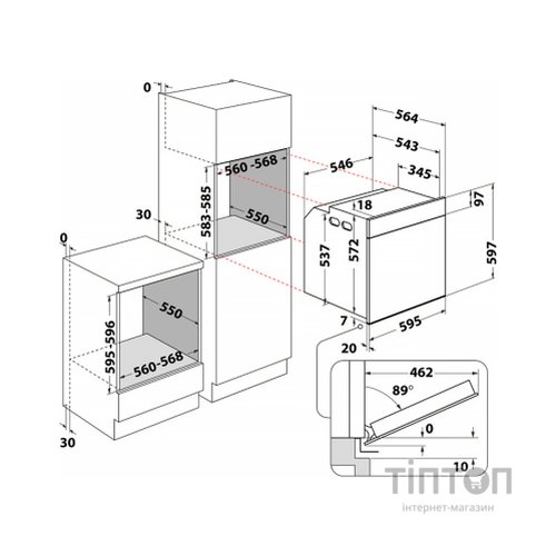 Духова шафа Whirlpool WOI98MPT2SBA
