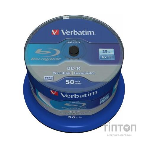 Диск BD-R Verbatim 25Gb 6x Cacke 50шт Datalife (43838)