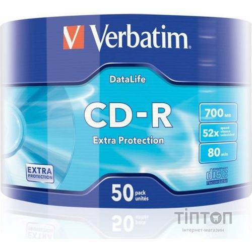 Диск CD-R Verbatim 700Mb 52х 50шт