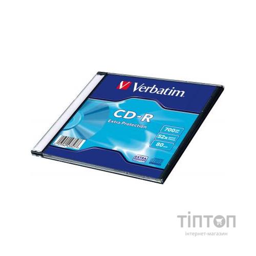 Диск CD-R Verbatium Extra Protection 52x Slim 700 Mb/80min