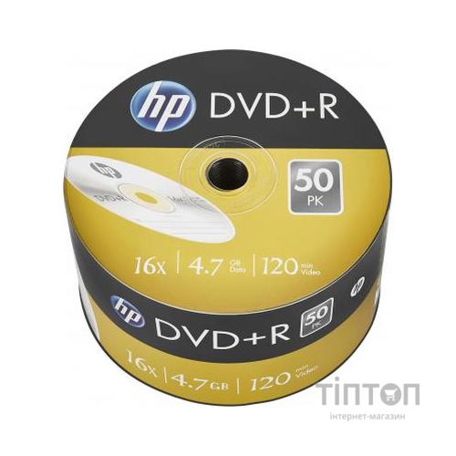 Диск DVD HP DVD+R 4.7GB 16X 50шт (69305/DRE00070-3)