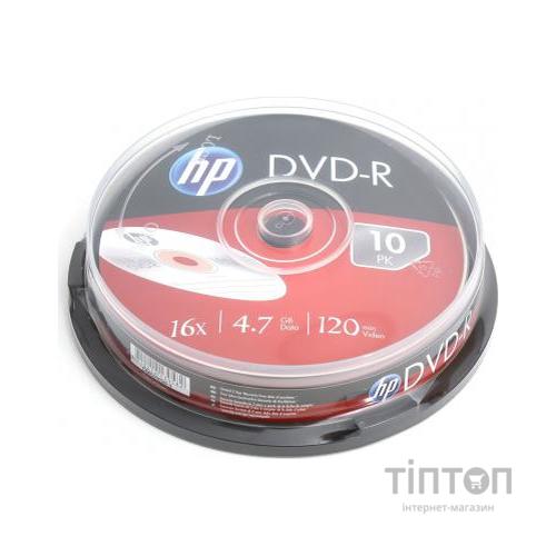 Диск DVD HP DVD-R 4.7GB 16X 10шт (69315/DME00026-3)