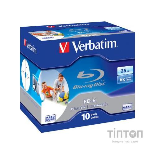 Диск Verbatim BD-R 25Gb 6x Jewel 10шт