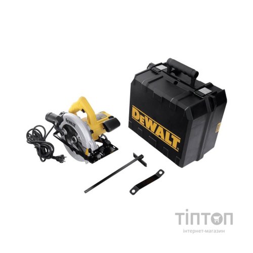 Дискова пила DeWALT 1350 Вт, диск 184х16 мм, 3.66 кг, кейс (DWE560K)