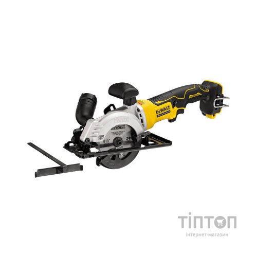 Дискова пила DeWALT 18В XR Li-Ion, безщіткова, 115х9.5 мм (без АКБ та ЗУ) (DCS571N)