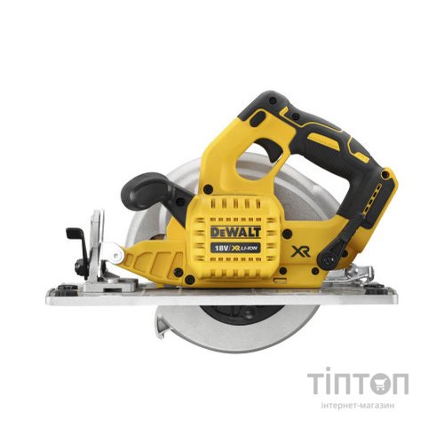 Дискова пила DeWALT 18В XR Li-Ion, диск 184х16 мм, 3.6 кг, TSTAK (без АКБ та ЗП) (DCS572NT)