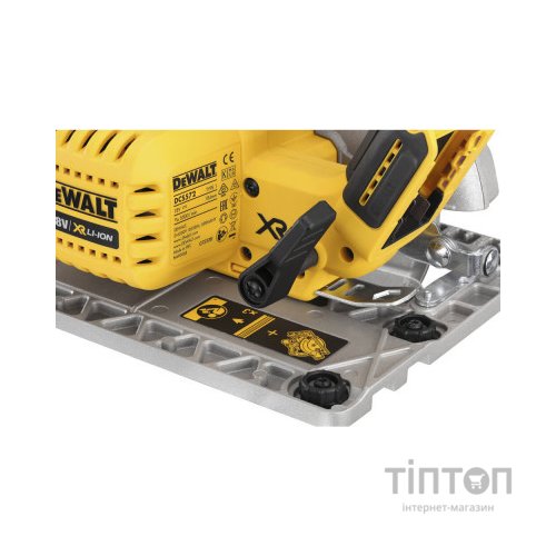 Дискова пила DeWALT 18В XR Li-Ion, диск 184х16 мм, 3.6 кг, TSTAK (без АКБ та ЗП) (DCS572NT)