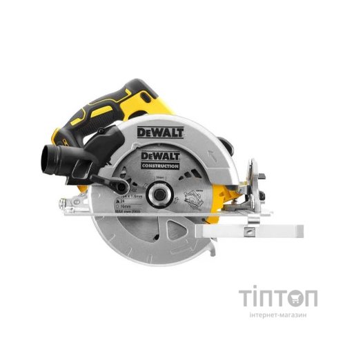 Дискова пила DeWALT 18В XR Li-Ion, диск 184х16 мм (без АКБ та ЗП) (DCS570N)