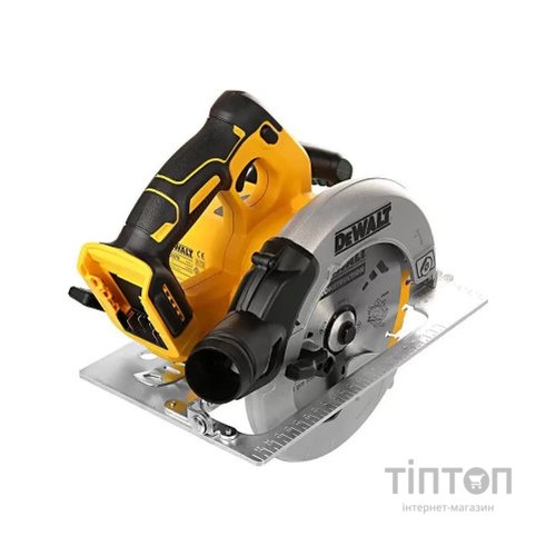 Дискова пила DeWALT 18В XR Li-Ion, диск 184х16 мм (без АКБ та ЗП) (DCS570N)