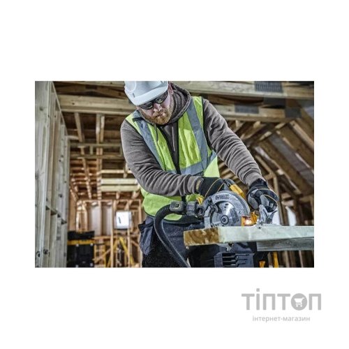 Дискова пила DeWALT 18В XR Li-Ion, диск 184х16 мм (без АКБ та ЗП) (DCS570N)