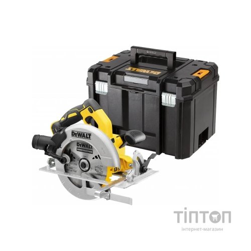 Дискова пила DeWALT 18В XR Li-Ion, диск 184х16 мм, кейс TSTAK (без АКБ та ЗП) (DCS570NT)