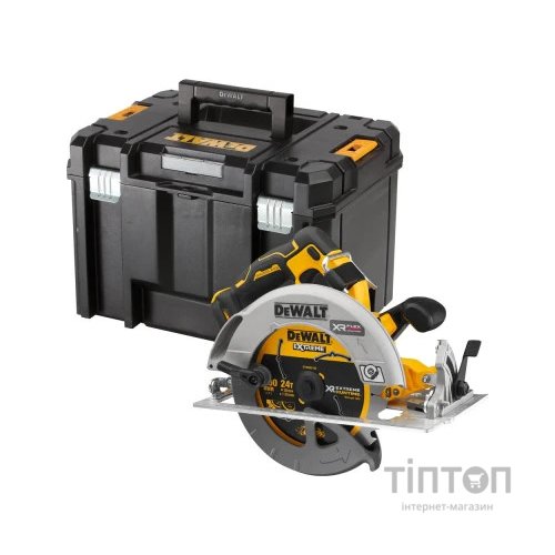 Дискова пила DeWALT 18V XR Li-lon FLEXVOLT ADVANTAGE, диск 190х30 мм, TSTAK (без АКБ та ЗП) (DCS573NT)