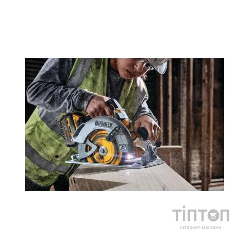Дискова пила DeWALT 18V XR Li-lon FLEXVOLT ADVANTAGE, диск 190х30 мм, TSTAK (без АКБ та ЗП) (DCS573NT)