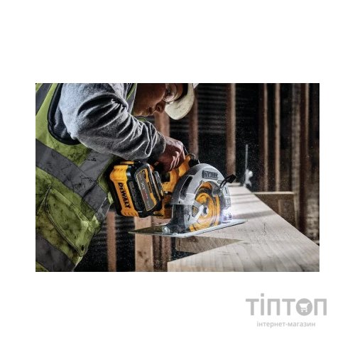 Дискова пила DeWALT 18V XR Li-lon FLEXVOLT ADVANTAGE, диск 190х30 мм, TSTAK (без АКБ та ЗП) (DCS573NT)