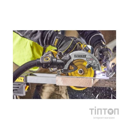 Дискова пила DeWALT 18V XR Li-lon FLEXVOLT ADVANTAGE, диск 190х30 мм, TSTAK (без АКБ та ЗП) (DCS573NT)