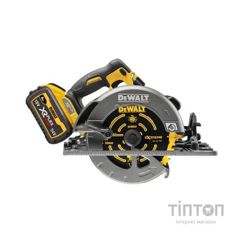 Дискова пила DeWALT 54В XR FLEXVOLT Li-lon диск 190х30 мм, 2x2Ah, 3.7 кг, кейс TSTAK (DCS579T2)