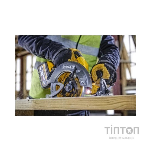 Дискова пила DeWALT 54В XR FLEXVOLT Li-lon, диск 190х30 мм, 3.6 кг, кейс TSTAK (без АКБ та ЗП) (DCS578NT)