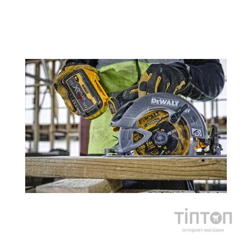Дискова пила DeWALT 54В XR FLEXVOLT Li-lon, диск 190х30 мм, 3.6 кг, кейс TSTAK (без АКБ та ЗП) (DCS578NT)