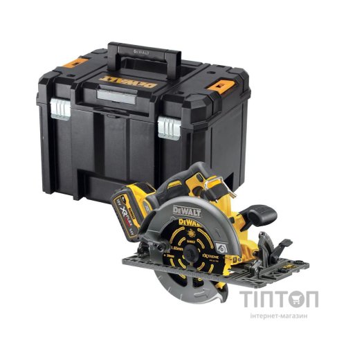Дискова пила DeWALT 54В XR FLEXVOLT Li-lon, диск 190х30 мм, 3.7 кг, TSTAK (без АКБ та ЗП) (DCS579NT)