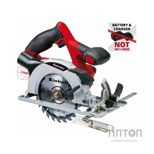 Дискова пила Einhell TE-CS 18/150 Li - Solo акум., PXC, 18В, диск 150х10 мм (без АКБ та ЗП) (4331220)