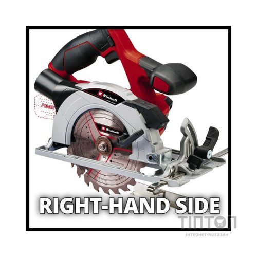 Дискова пила Einhell TE-CS 18/150 Li - Solo акум., PXC, 18В, диск 150х10 мм (без АКБ та ЗП) (4331220)