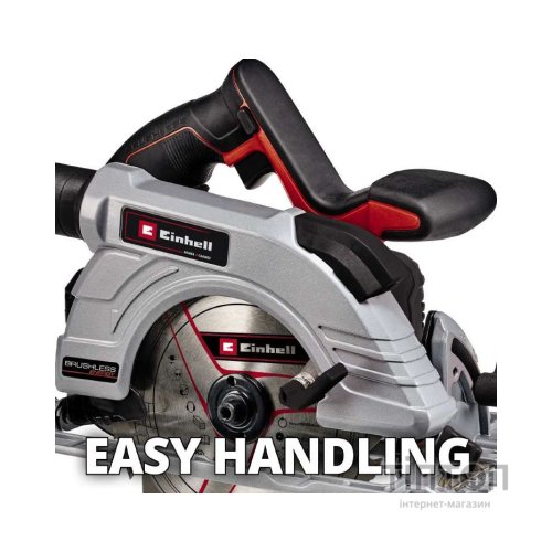 Дискова пила Einhell TE-CS 18/190 Li BL - Solo акум., PXC, 18В, диск 190х20 мм (без АКБ та ЗП) (4331210)