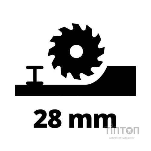 Дискова пила Einhell TE-CS 18/89 Li - Solo акум., PXC, 18В, диск 89х10 мм (без АКБ та ЗП) (4331100)