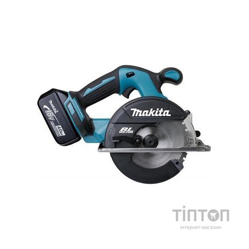 Дискова пила Makita по металлу LXT, 4Аг х 2шт, Makpac, 150мм (DCS551RMJ)