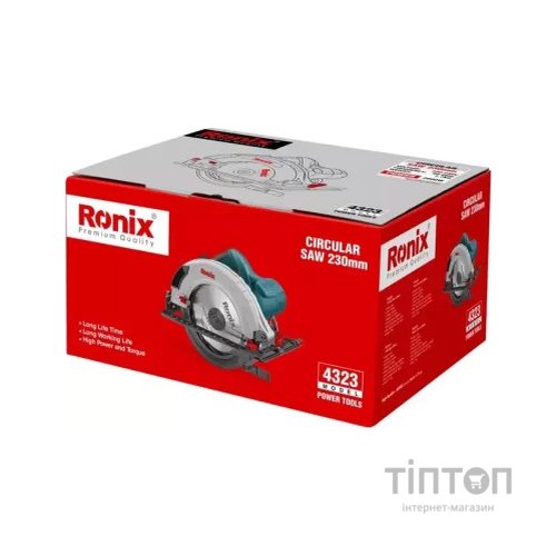 Дискова пила Ronix циркулярна 2800Вт, 235мм (4323)
