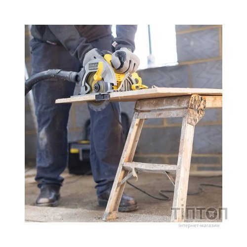 Дискова пила Stanley FatMax, 1650 Вт, 5500 об/хв, диск 190х16 мм, 4.31 кг (FME301)