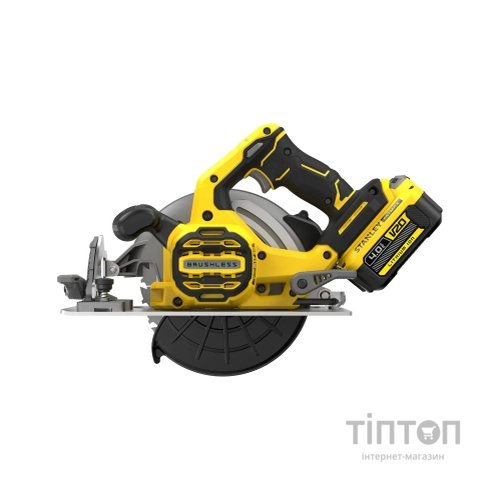 Дискова пила Stanley FatMax,18В(V20)Li-Ion,2x4Ah, 5000 об/хв, кейс, 10,71 кг (SFMCS550M2K)